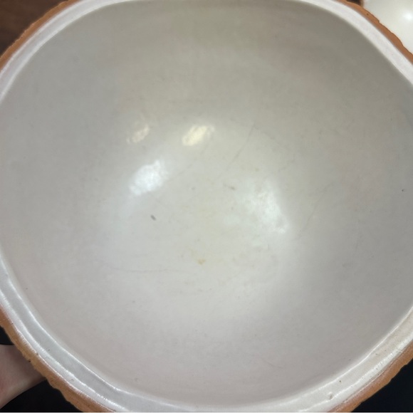 Vintage Ed Langbein Pottery Original Italian Coconut 1 large & 6 small Bowls - Picture 6 of 12